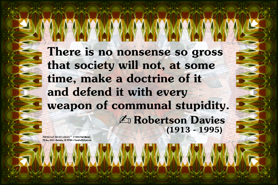 011 Robertson Davies on Society