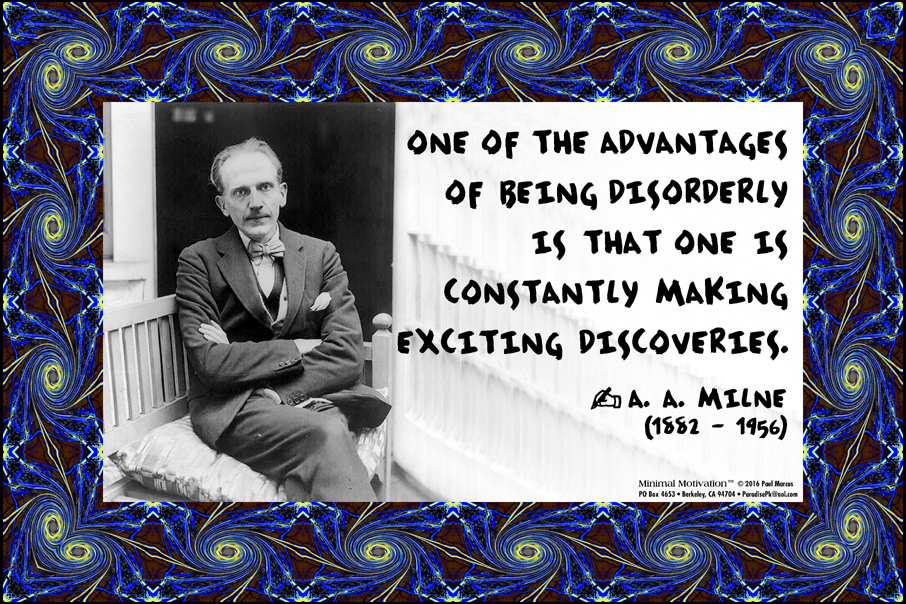 033 A.A. Milne on Discovery