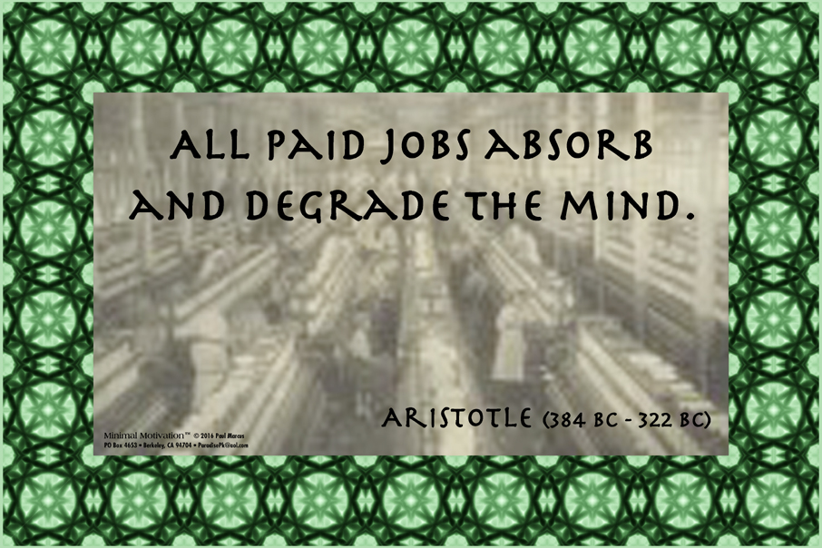 084 Aristotle on Jobs