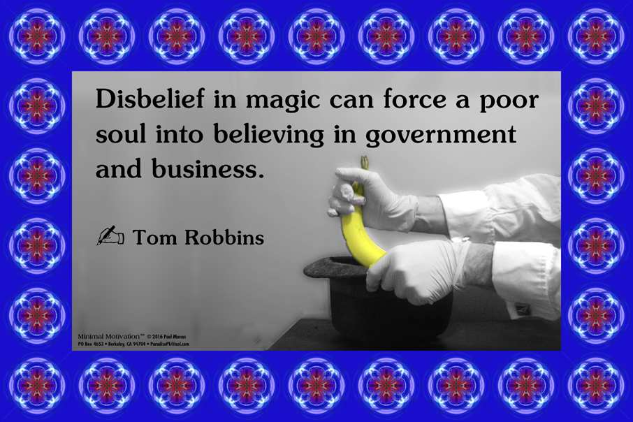 110 Tom Robbins on Magic