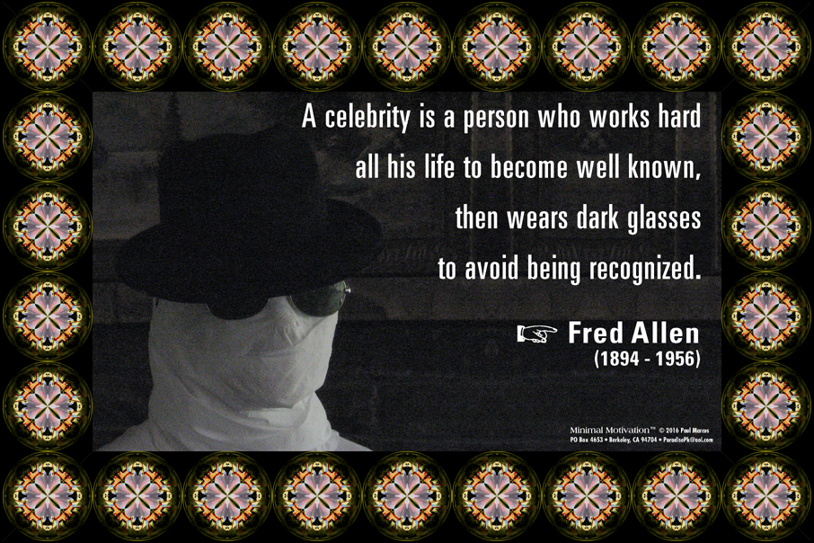 124 Fred Allen on Celebrity