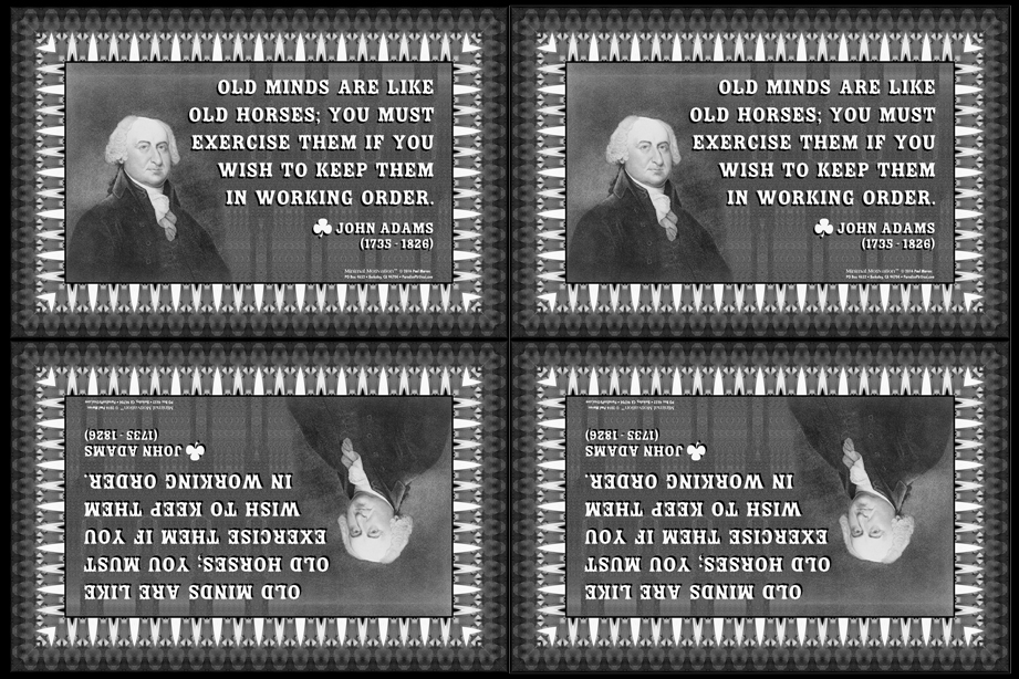 134 John Adams on Aging (wallet print)
