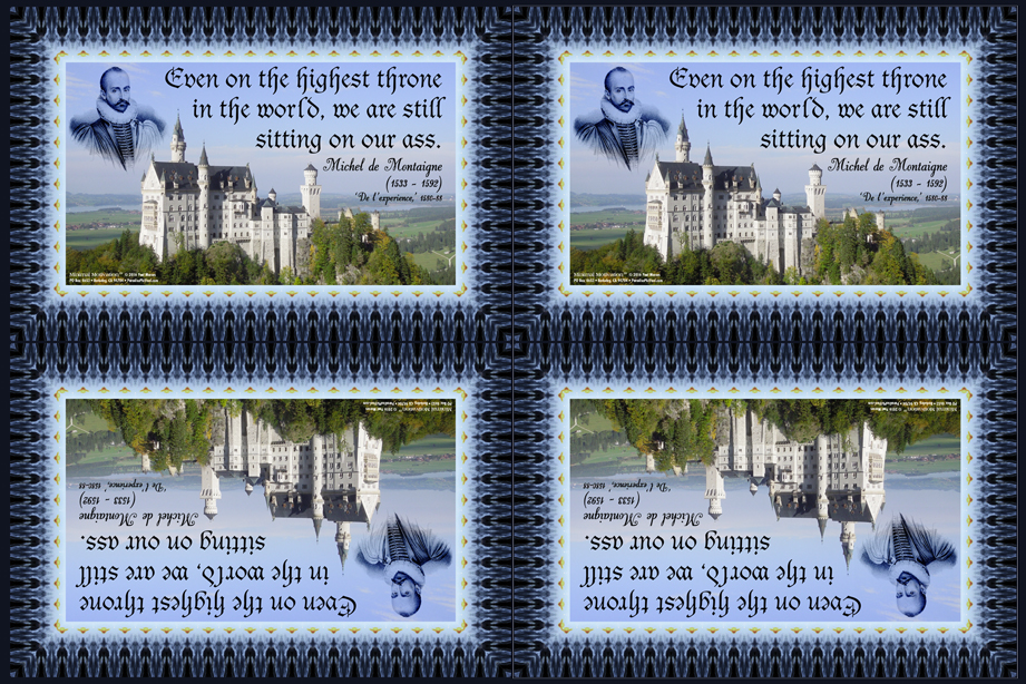 150 Michel de Montaigne on Equality (wallet print)