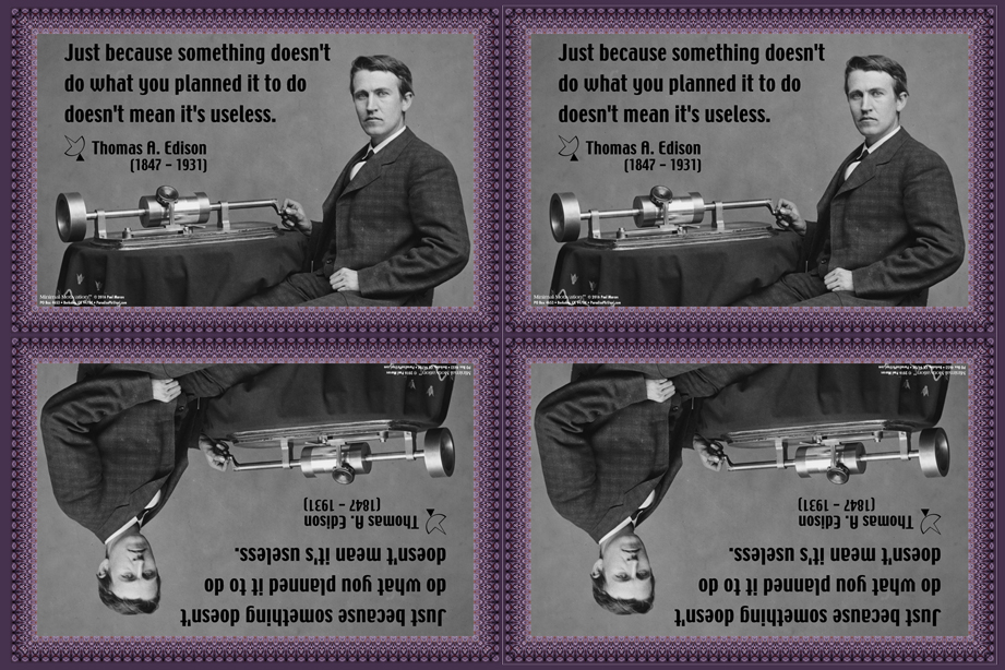 152 Thomas A. Edison on Adaptability (wallet print)