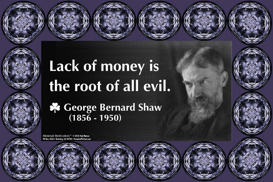 158 George Bernard Shaw on Money