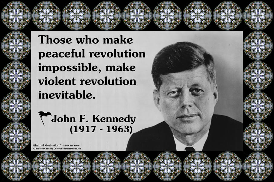 159 John F. Kennedy on Revolution