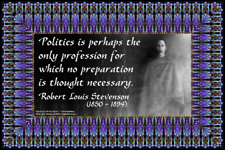 163 Robert Louis Stevenson on Politics