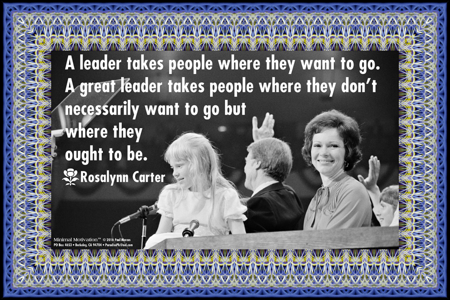 165 Rosalynn Carter on Leadership