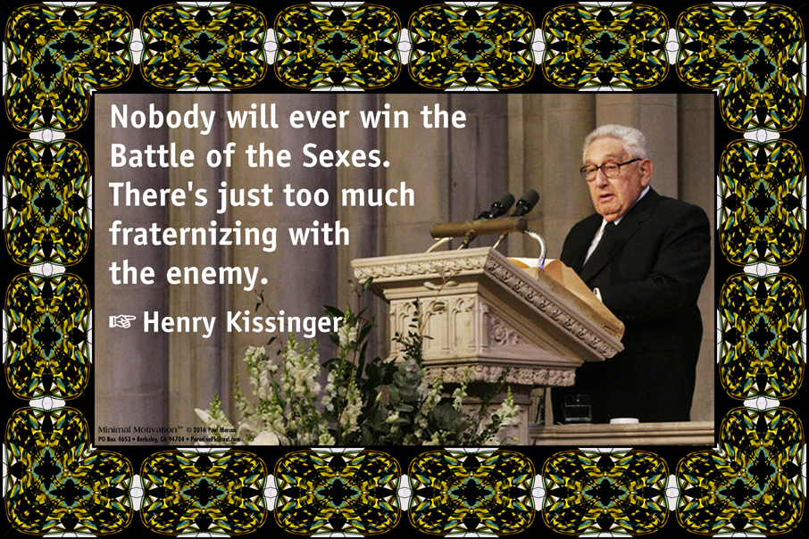 175 Henry Kissinger on Sexism