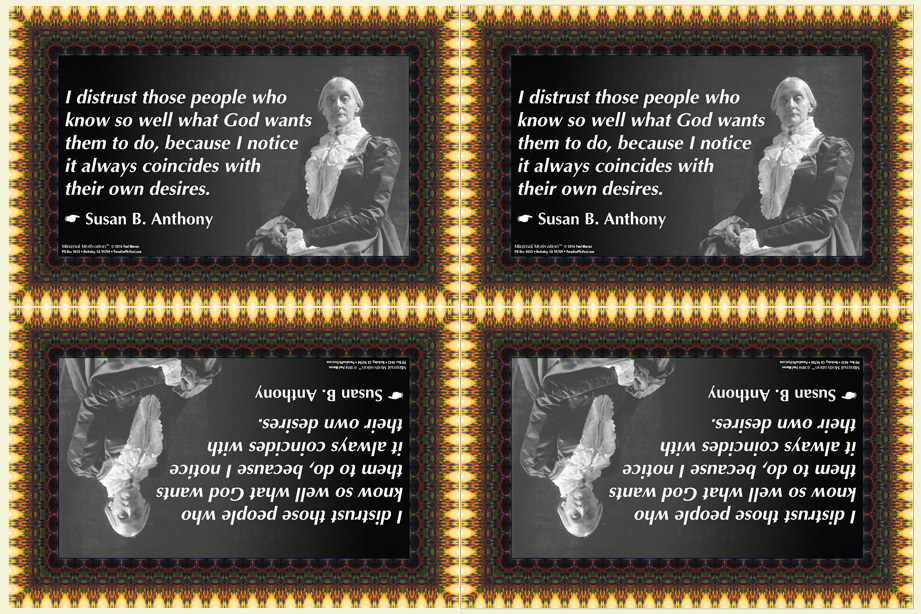 002 Susan B. Anthony on Religion (wallet print)