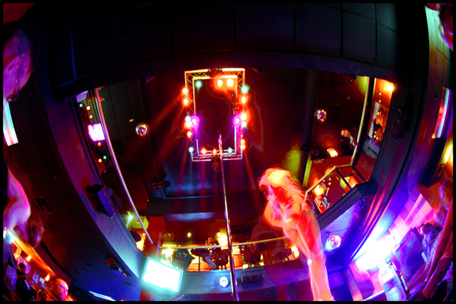 the strip club