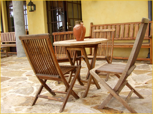 Four Chairs and a Table