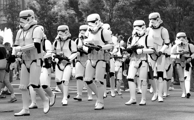 Stormtroopers on Parade