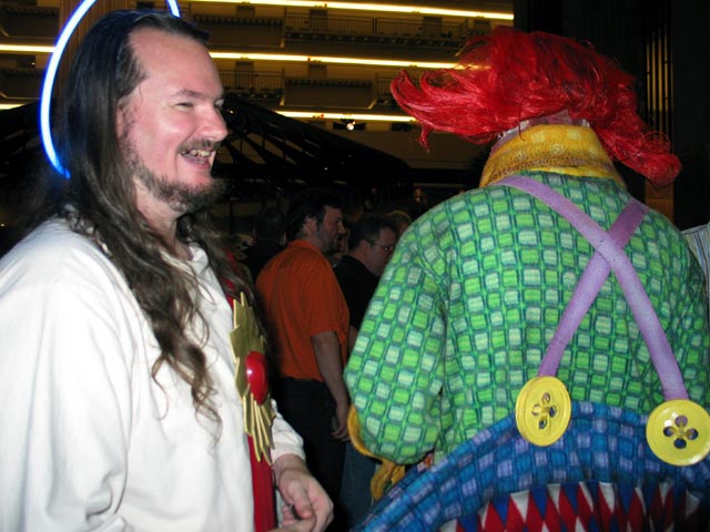 Buddy Christ & Rotzo the Clown