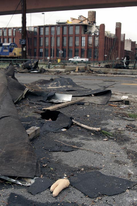 Cotton Mill Lofts damage