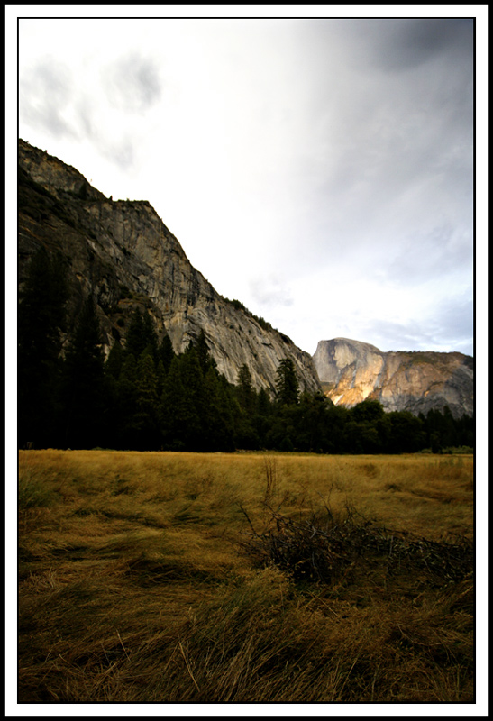 Pointing to Half Dome