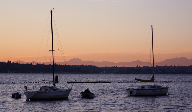 Sailboats at Sunset #2 