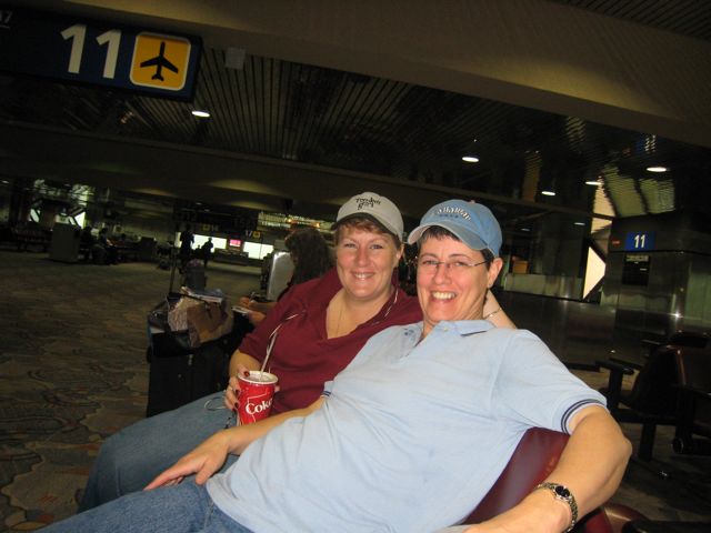 D & P at the airport 