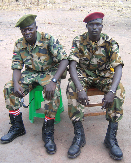 Two SPLA Soldiers