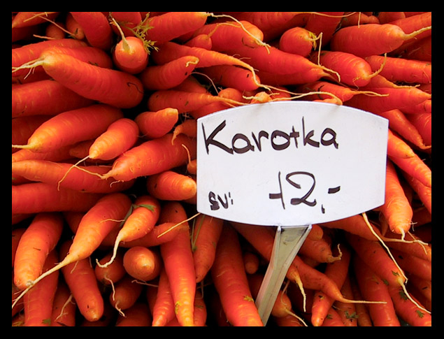 At the market - in Prag!