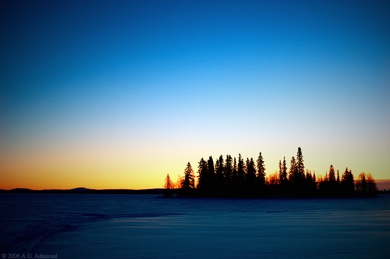 Lake Onkamo at Sunrise