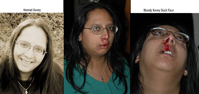Bloody Kavey Duck Face