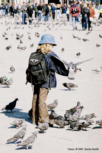 Girl With Pigeon