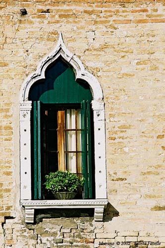 Murano Green Window