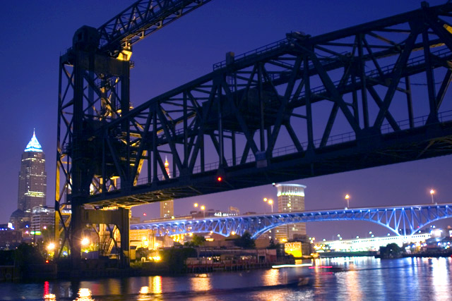 Cleveland Skyline at NIght