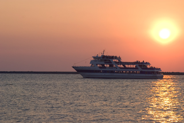 Goodtime III at Sunset