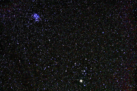 Pleiades and Hyades Star Clusters