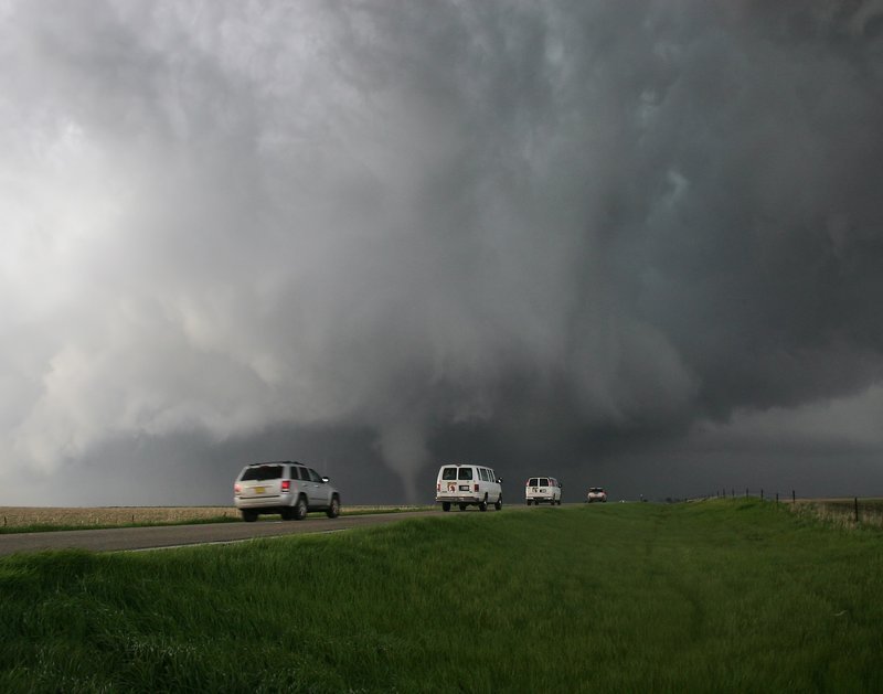 Bowdle Tornado - Chaser Intercept