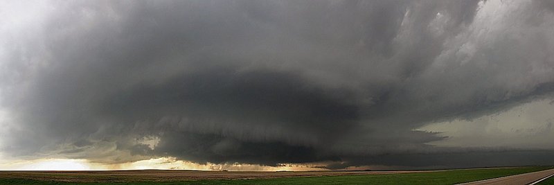 Bowdle Supercell - Approaching Mesocyclone