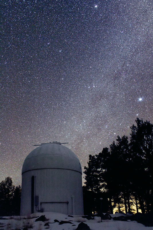 LONEOS Dome and Winter Milky Way