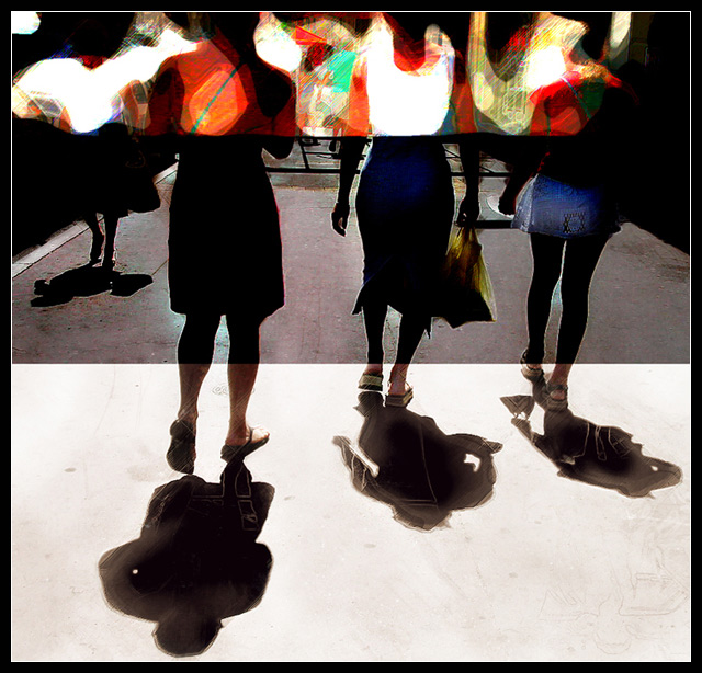 3 graces' shadows
