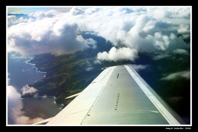Flying Over Hawaii
