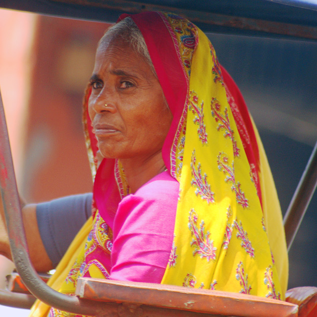 Rickshaw lady