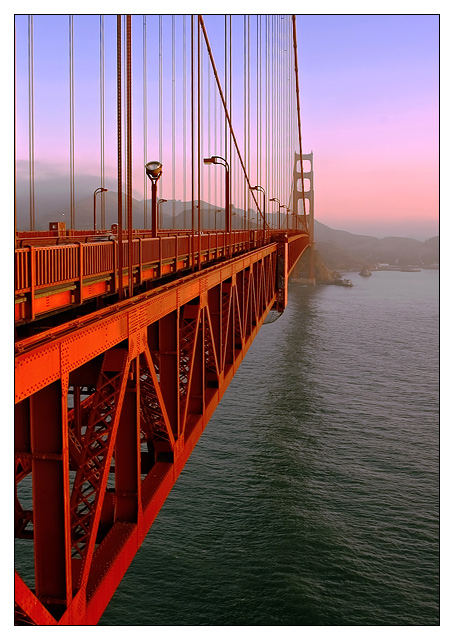 Golden gate at morning