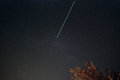 ISS, Shuttle & 2 Meteors.