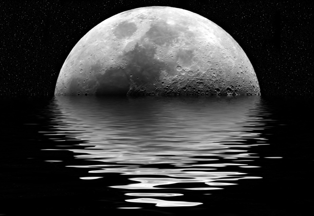 Moon reflection