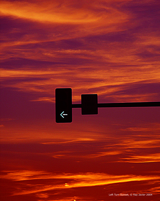 Left Turn Sunset