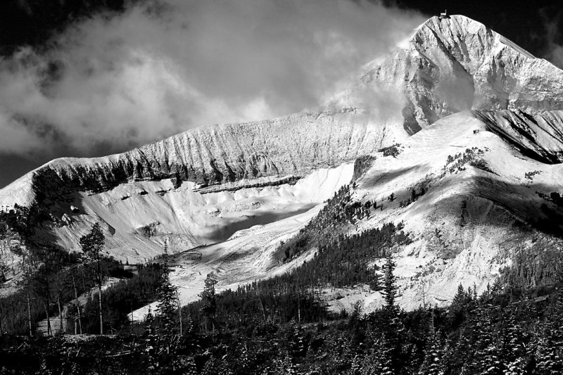 Snow On Lone Peak