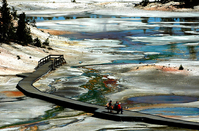 Colors Of The Yellowstone Geyser Basin