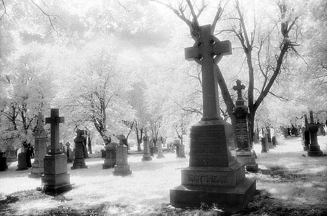 Cote des Neiges in Infrared