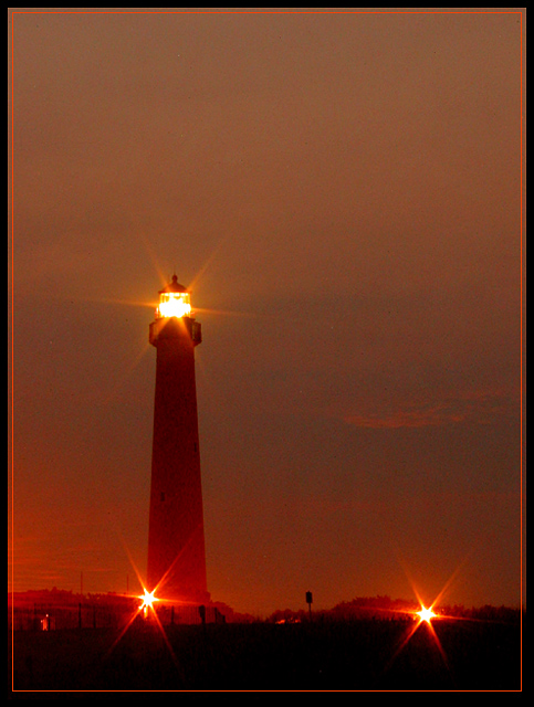 Lighthouse at night