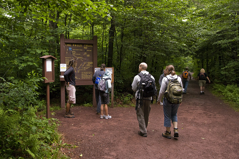 Starting the hike