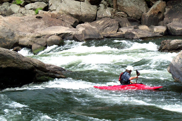 Kayaking the New River
