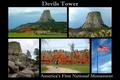 Devils Tower postcard