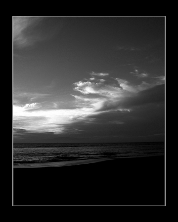 The beach