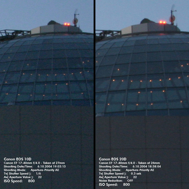 20D vs 10D Iso 800